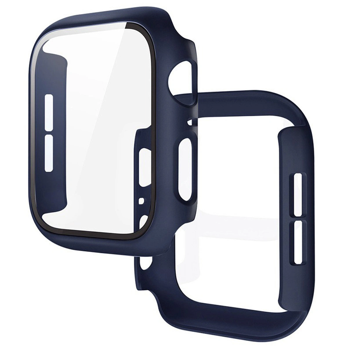 Etui z wbudowanym szkłem Bizon Case Watch Adamo do  Apple Watch SE 3 / SE 2 / SE / 6 / 5 / 4 (44 mm)